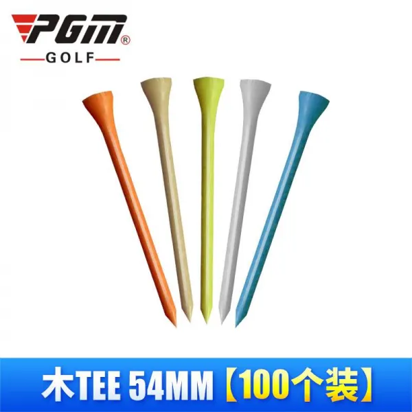 골프스파이크 골프 TEE퇴장 기구 용품 나무 TEE, T04-나무 TEE54mm(100개별포장)