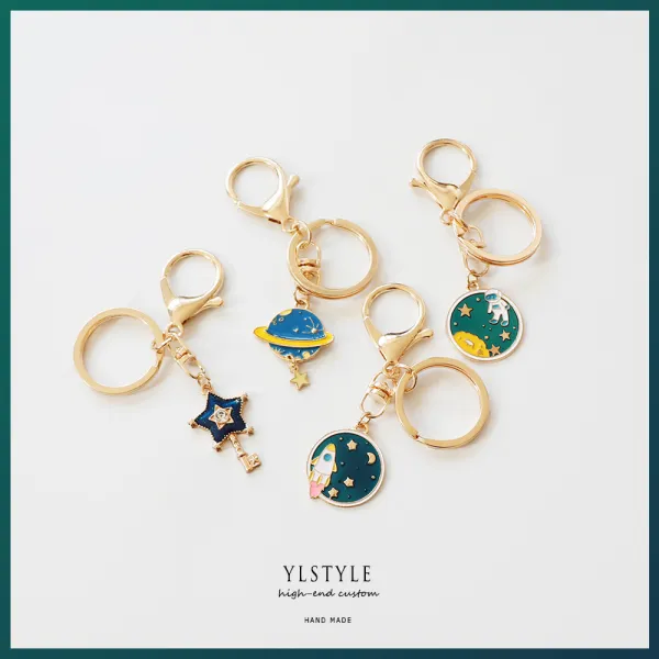 액세서리키홀더 YLSTYLE 큐트 의외의 캐릭터다 기록 우주공간 비행사 새턴 열쇠고리 가방 백팩 비너 2185940814, 우주 비행사