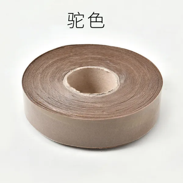 명품 칼라부직포 제조업자 3CM 넓은 도급 커튼 소파 코스튬의상 부자재 구르다 화이트 천조각 라인 글씨리본, 카멜 3cm 와이드 1롤