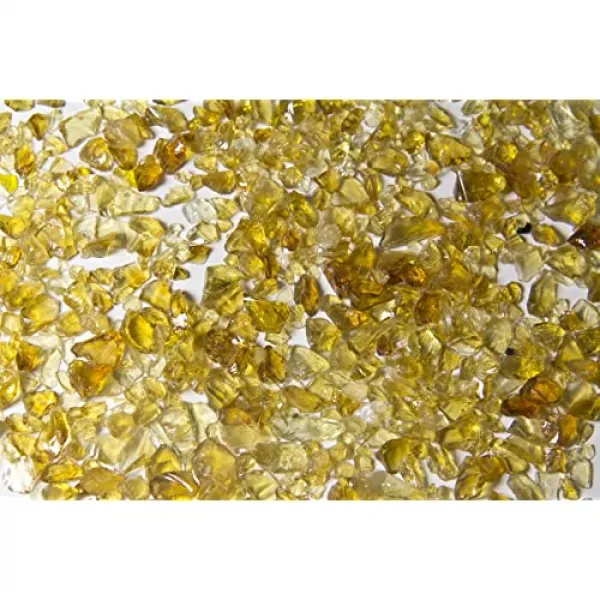 테라 초 학년 장식적인 골재 테라 초 바닥재 야외 정원 등 10 파운드 옐로우 유리 10.0 Pounds Yellow Glass 10.0 Pounds Yellow Glass