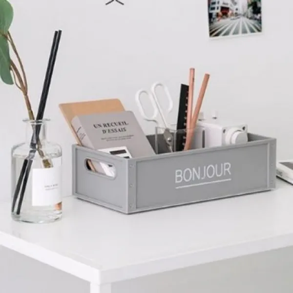 에씨클레오 소형 가구 컬러와 감각적인 만원대 선물 포인트로 감성 연출을 도와줄 프랑코 레터링 바스켓 4호 E 764110 1개 4호 