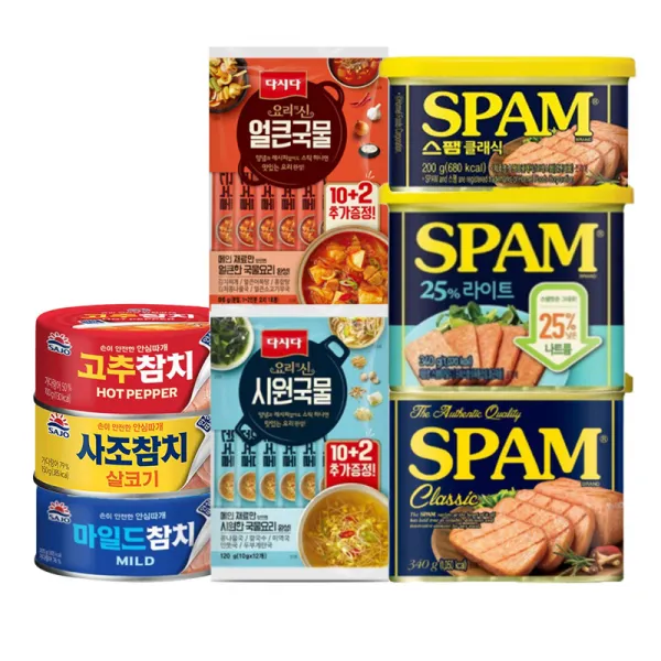 올따옴 참다햄(참치다시다햄) 세트, 사조, 사조 고추참치 85g 1개