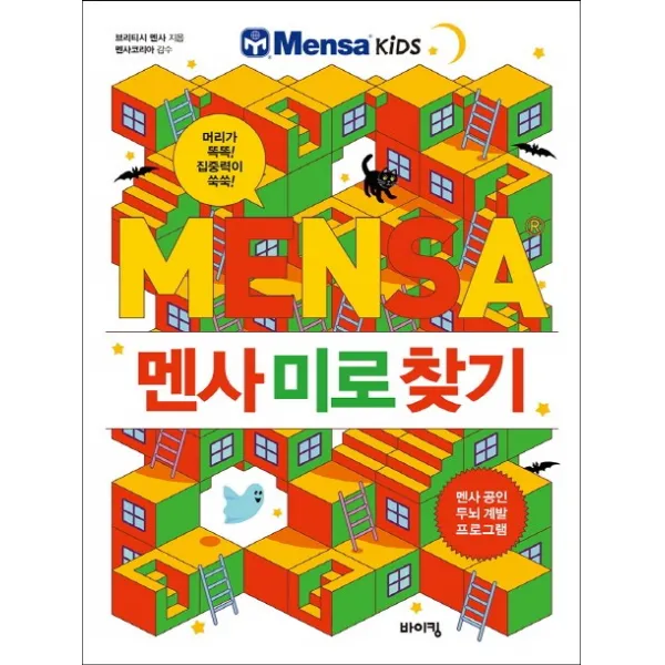 멘사 미로 찾기:머리가 똑똑! 집중력이 쑥쑥! 바이킹