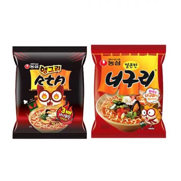 농심 앵그리너구리5개+너구리5개, 1세트