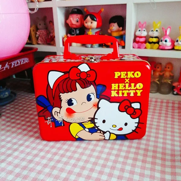 101직구 우유상자 둘도 없는 집안 PEKO 밀크 누이동생 HELLOKITTY 철피 들다, 경미한  흔적 품 상 괜찮다 기타 사이즈