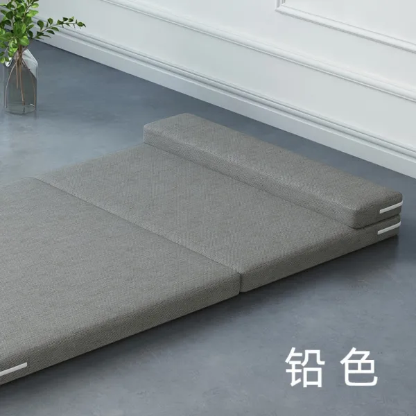 사무실 캠핑 차박 낮잠 거실 ﻿프라마 폴딩 메모리 토퍼 기절 마약매트리스, 납빛 + 80cm * 6cm * 200cm