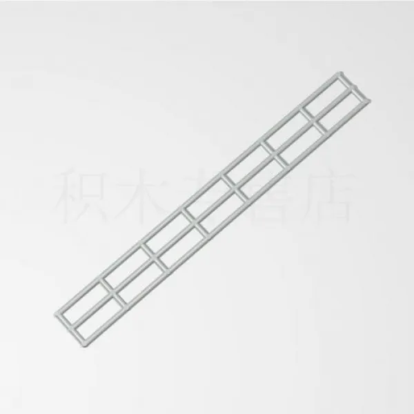 [해외] LEGAO MOC 빌딩 블록 부품과 호환 선체 난간 3X28 보트 돛 격자 상자 액세서리 47996 2, 밝은 회색