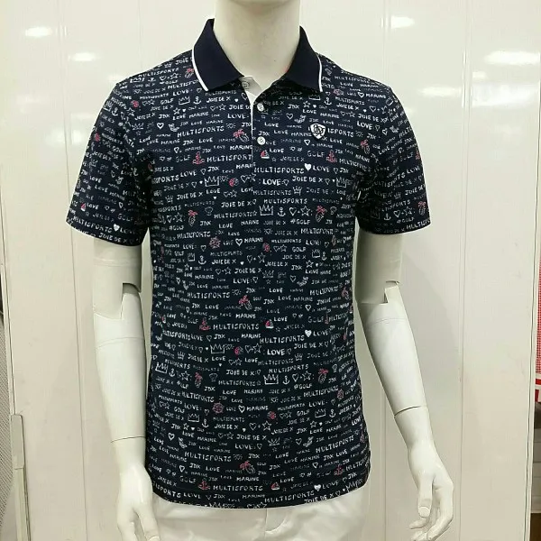 JDX JDX 남서로고플레이 전판프린트 요꼬에리티셔츠_X2QMTSM02 NC