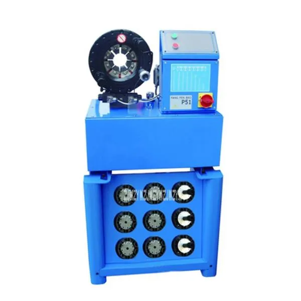 10 세트 형 6-51MM 3KW 380V / 220V를 가진 격상 된 P51 압박 기계 수축 관 기계 유압 호스 관 압박 (선, 한개옵션0