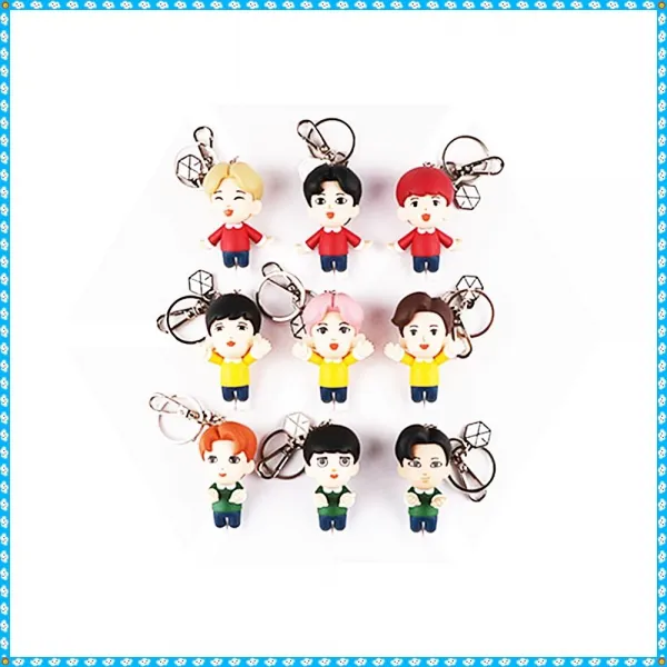 엑소 Exo 피규어 키링 열쇠고리