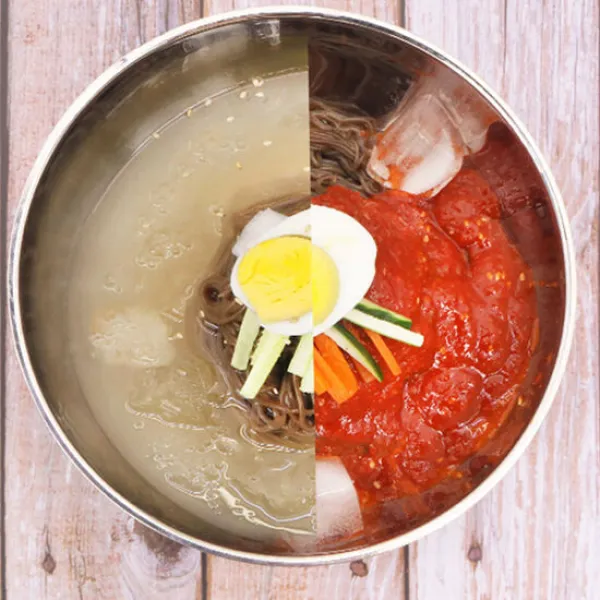 [농부라더] 평양냉면 15인분 (물10인분+비빔5인분), 단품