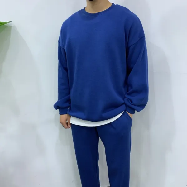 스트릿제이 사카리바 스트링 맨투맨 티셔츠 공군색