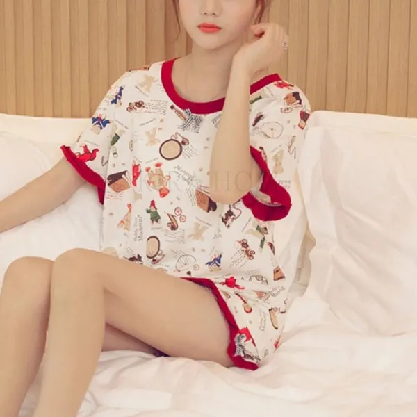 kirahosi 골드문 여성 예쁜 수면잠옷 패션 잠옷W 93 Leh88g
