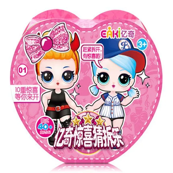 Tinimai 어메이징 서프라이즈 콜걸 인형 퀴즈볼 10중 25중 어린이 점보박스 롤