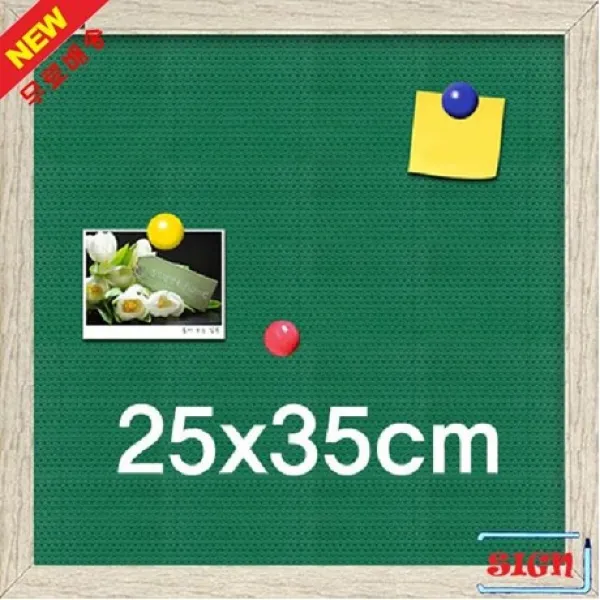 DSW495F08 안내판 공고게시판 패브릭게시판 자석골덴게시판25x35 핀게시판 천게시판 벽걸이게시판 페브릭게시판 파티션게시판 원단게시판 일정게시판 게시판 메모보드, 돈워리샵 진회색_체리
