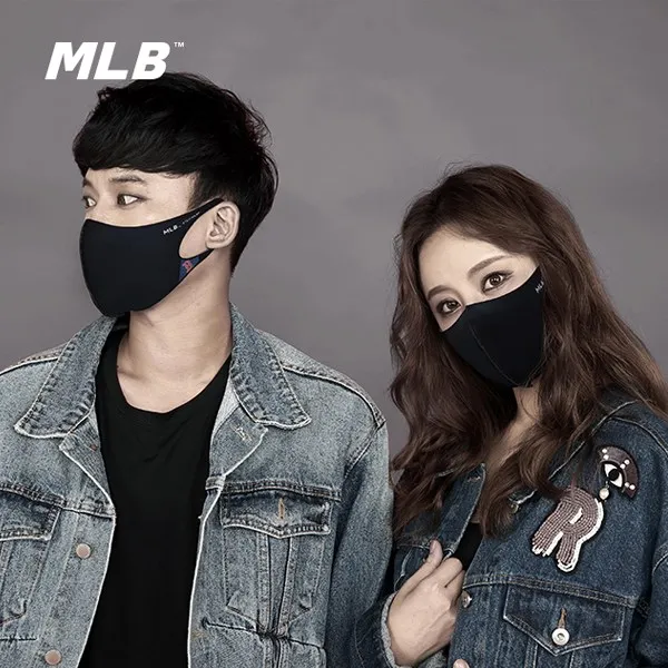 MLB 정품 연예인 공항패션 마스크