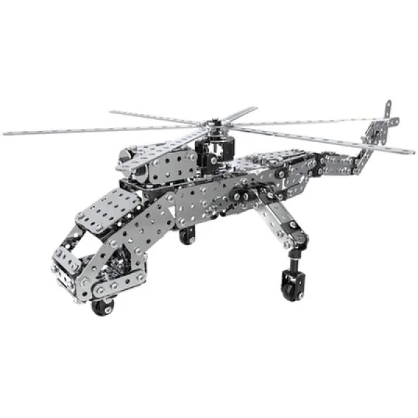 INKPOT 블록 플라잉 크레인 3D 입체 퍼즐 장난감 군용기 금속 모델 모형 DIY 수제 조립식 교육 장난감 6, One Color, 상세 설명 참조0