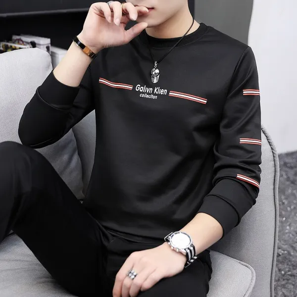 메타글로벌 물량 만반의 준비를 함 주추금 봄계절 와이드 루즈핏 남자 이너티셔츠 풀오버 청 소년 W2702P16