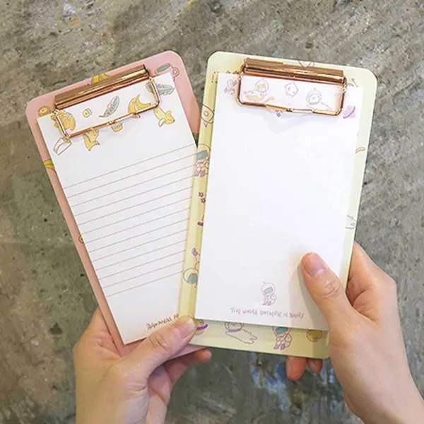 Wa무배 카페 오픈 메모지 클립 보드 사은품 홍보용 선물 // 세미나바인더 낱장파일 서류보관화일 1개 기본값 상품선택+우주 Universe 