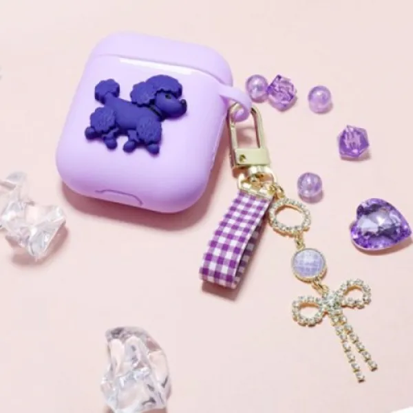  텐바이텐 핸드메이드 키링+케이스 베이비 퍼피 에어팟 세트