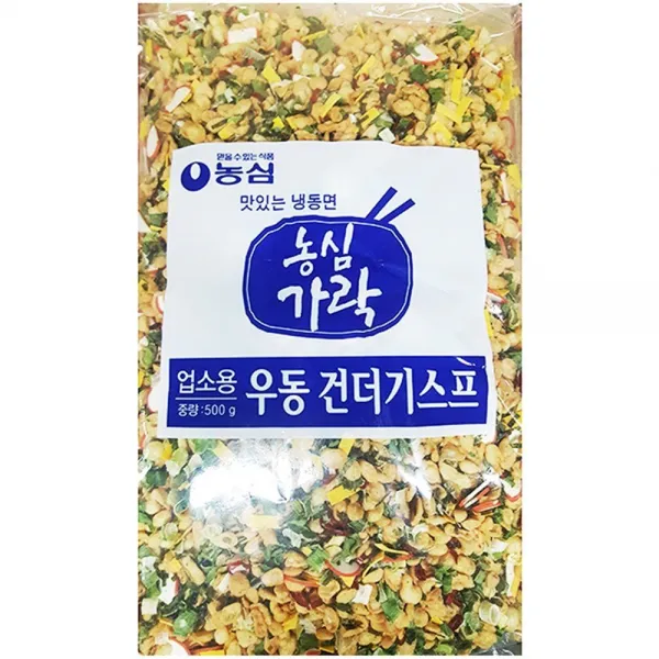 건더기 스프 농심 500g 우동 건데기 업소용 고명 식당 1
