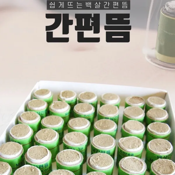 부착식 간편 붙이는 쑥뜸 간편뜸 국산 경혈 환부 기혈 약 온열 쑥 건강 수지 뜸, 1개