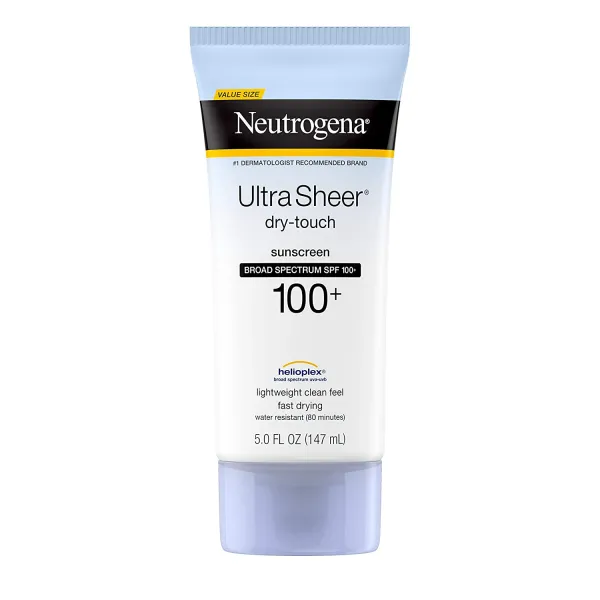neutrogena 과격파 깎아지르다 dry-touch 자외선 차단제 로션 넓은 스펙트럼 spf 100 uva/uvb 보호 중량 부족 물 저항하는 non-comedogenic
