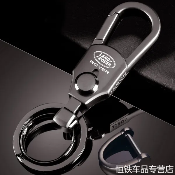 랜드로버 랜승 오로라 신행 자2 끌어당기다 성 발견 4운동 판 자동차 자물쇠 스푼체인 퀄리티 남자, ZB-098 블랙 _말굽단추 있음 랜