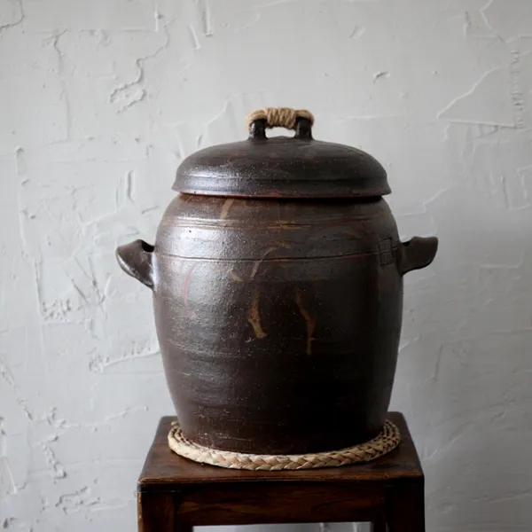 수공예 옹기 항아리 10kg 소금항아리 현관 소금