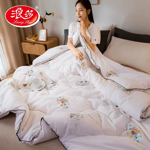 100 안팎 풀패딩 자 겨울 순면 코튼 요청 두꺼운 보온 봄가을 사계절 통용 환희의송가