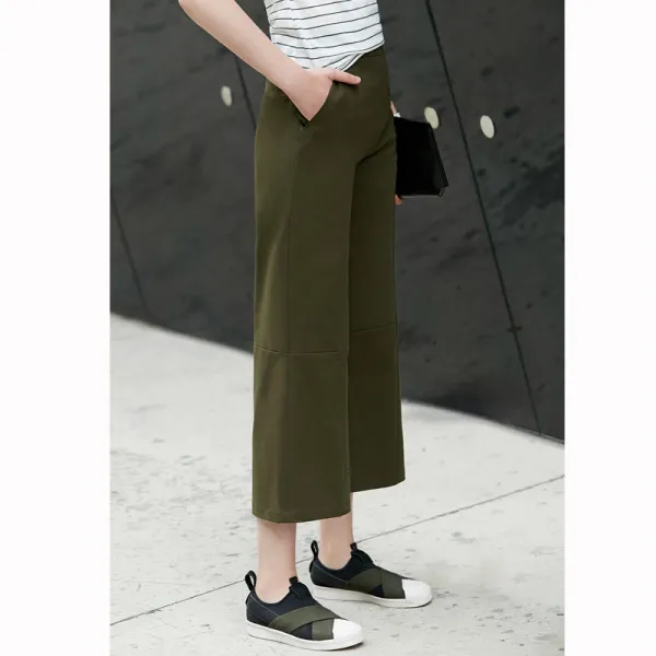 해외구매대행 극약성 유럽 상품 붐 CHIC 빅진 봄 신 A라인 루즈핏 슬랙스 팬츠