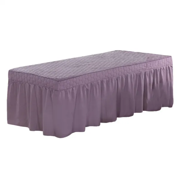 Zeyuan73x28 ''내의 침대를위한 얼굴 숨구멍을 가진 안마 테이블 치마 미장원 침대 Valance 장 덮개, 자