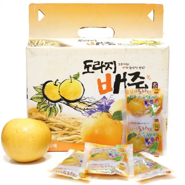 보성농수산 도라지 배즙 50팩 120ml 도라지 생강 대추 수세미 첨가 달고맛있어요 생산자직접판매, 100팩, 120ml