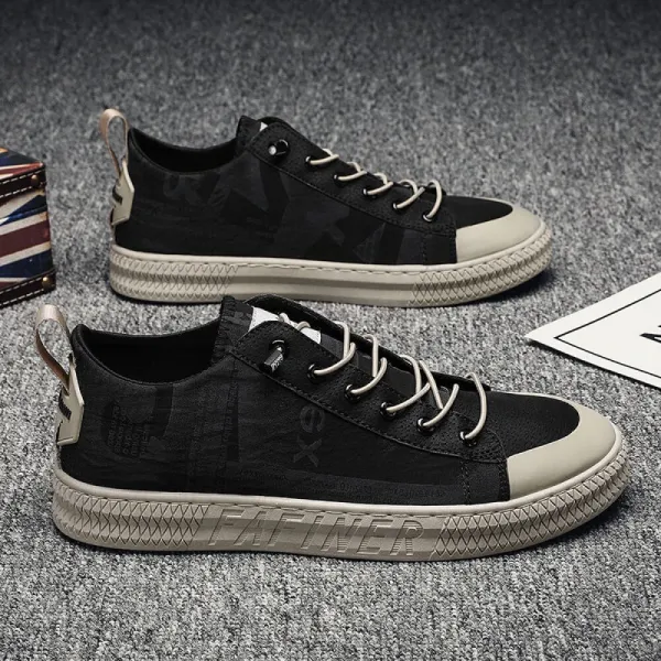 others 스니커 즈 남 2020 여름 통기 성 얇 은 헝겊신 캐 주 얼 웨 이브 슈 출근 워 크 화 우 근 바닥 판 5010 블랙 39