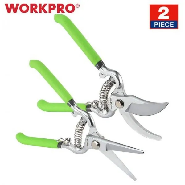 WORKPRO 2PC 8 /20cm 전정 가위 세트 정원 도구 주로 가정 원예 가위에 사용 날카로운
