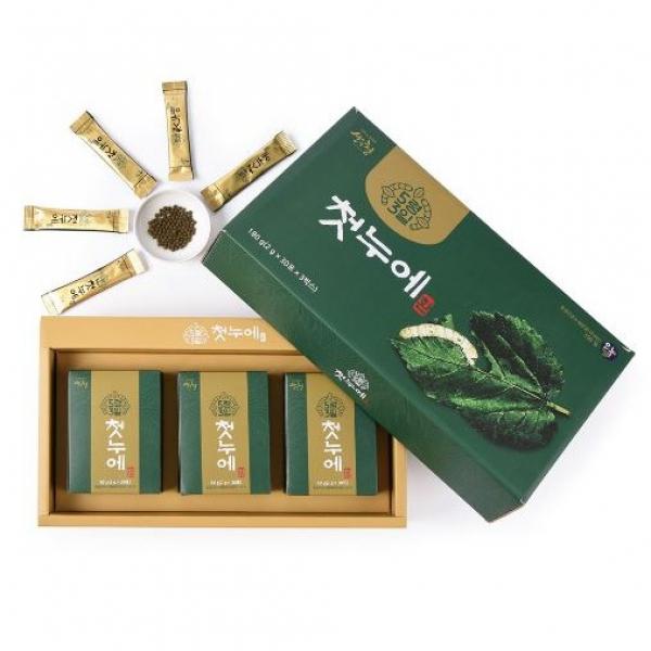 동결건조 5령 3일 첫누에환 개별 스틱포장 180g 2개월분 5령3일 첫누에환 180g