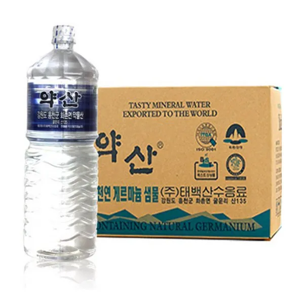 약산샘물 천연게르마늄샘물 1.8l X 3박스 3box