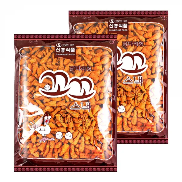 신흥 신흥식품 꼬꼬스낵 900g 2봉