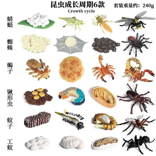 인터넷상점 건축물 길 도 장면 라이크 미경관 식물 분해 조립 가능 열매트리 배나무, 곤충류 성장함 주기 6타입
