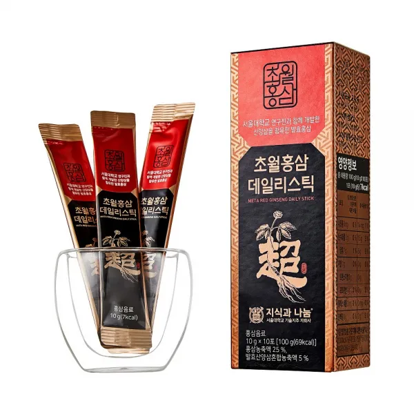 컴파운드케이 함유 6년근 발효홍삼 홍삼정 진세노사이드 효삼 사포닌 진액 스틱 Rg1 Rb1 Rg3 고함량, 30p, 10000mg