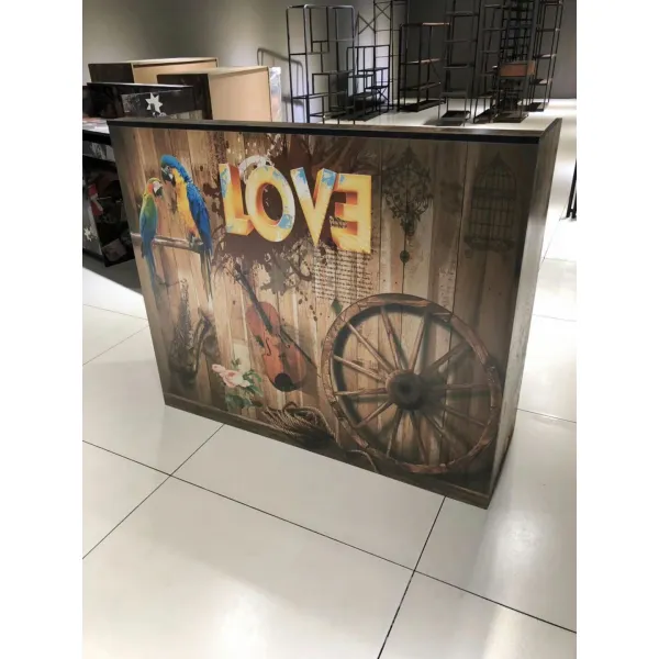 개업 밀크 티 숍 바 카운터 궤 상용 심플 현대 편리함 대형 술과음료 애정의 모티브 120x40x92cm