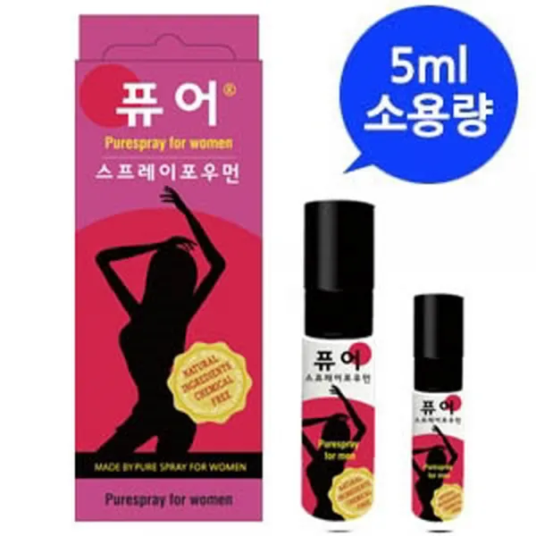 기타 독일정품 퓨어스프레이 포우먼 5ml 고급여성청결제 와이존케어 윤활제 성감대 흥분스프레이 y존케어, 1개