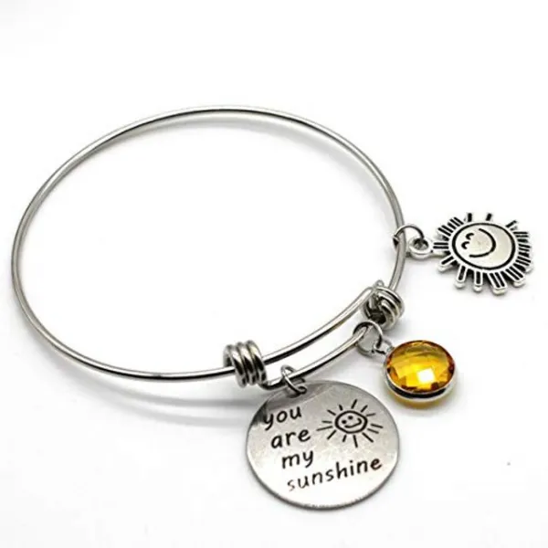 M T 2015 스테인리스 매력 매력 감흥 보석 You Are My Sunshine 06