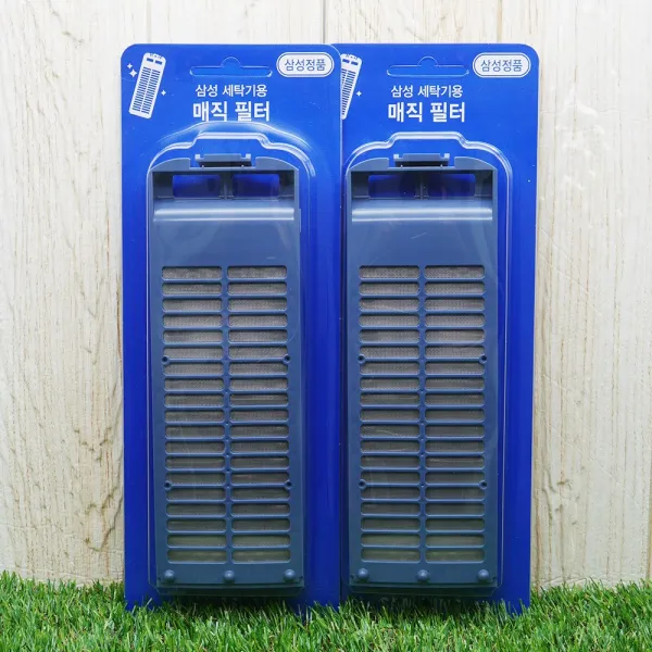 삼성 [정품] 세탁기 매직 필터 x2개 1세트 통돌이 먼지 찌꺼기 거름망 먼지망 액티브워시 워블, 1세트, [삼성 정품 매직 필터 x2개] SEW-G101S 호환