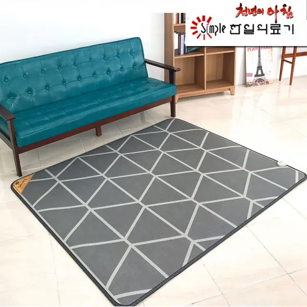 한일의료기 북유럽풍 전기매트 전자파걱정no 생활방수 벌집 패턴 중 