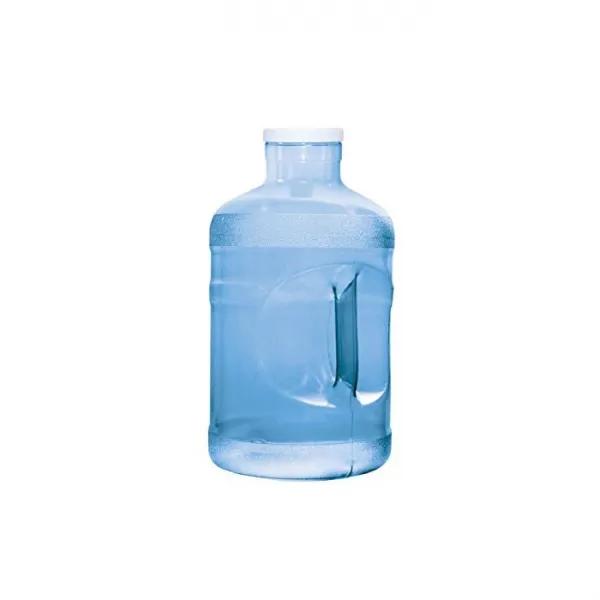 2Pack 5 Gallon 1892 Liter BPA Free Plastic Reusable 물통 Container Jug with Handle Made in, 5 Gal 120MM Screw Cap, One Size