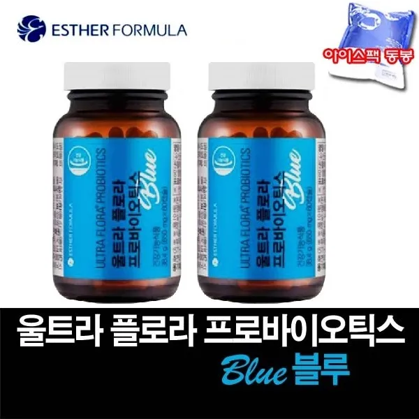 여에스더 유산균 프로바이오틱스 블루 60캡슐, 2병