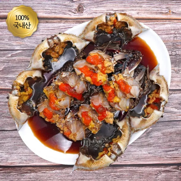 게장만드는남자 게만남 30년전통 국내산 생물 꽃게와 매실향 품은 재료 맛을낸 밥도둑 건강 반찬 2.간장게장 3kg