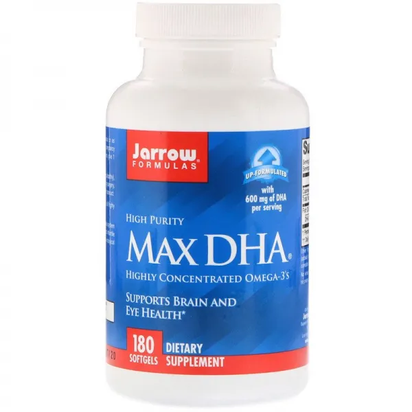 재로우 포뮬라 Jarrow Formulas 맥스 DHA 180정, 180개, 1개