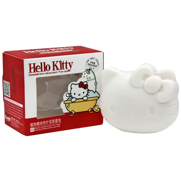 HELLOKITTY Katty 고양이식물정밀특보호용 피부비누 100g 알로에추출액수세척비누 녀성목욕비누 100g